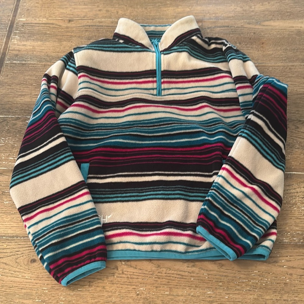 Cowgirl Hardware 3/4 zip sweater
